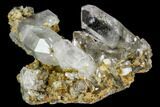 Quartz and Adularia Crystal Association - Norway #111429-2